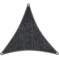 Coolaroo schaduwdoek driehoek 6,5x6,5x6,5m Grafiet | 340gr/m2