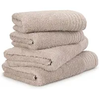 Möve Handdoekenset - set van 4 - 100% katoen - zacht, absorberend & huidvriendelijk - badkamer set - gemaakt in Duitsland - New Classic 2x 50x100cm + 2x 67x140cm