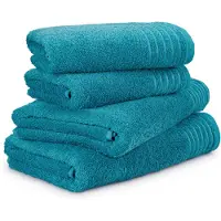 Möve Handdoekenset - set van 4 - 100% katoen - zacht, absorberend & huidvriendelijk - badkamer set - gemaakt in Duitsland - New Classic 2x 50x100cm + 2x 67x140cm