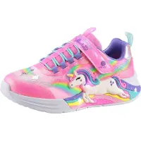 SKECHERS Sneakers 'Unicorn Chaser' aqua / geel / lichtlila / lichtroze