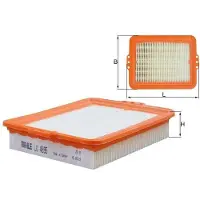 MAHLE ORIGINAL LX 4895 Luchtfilter