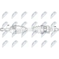 NTY NPW-FR-161 Aandrijfas