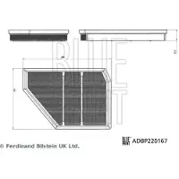 Blue Print ADBP220167 Luchtfilter