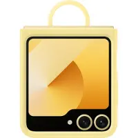 Samsung Silicone Case +Ring Flip6 Yellow