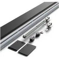 AMIG Schuifdeursysteem Mod. SD005 aluminium zwart
