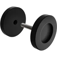 AMIG Schuifdeurgreep Ø50 mm staal zwart