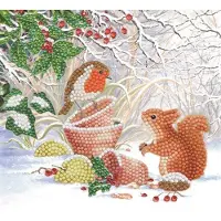 Craft Buddy Crystal Card Kit | Diamond painting Winter Friends