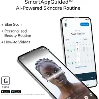 GESKE | SmartAppGuided Sonic Facial Roller | 4 in 1 | Dermaroller | Apparaat voor gezicht | Dermarol | Professionele gezichtsroller | Verstevigt en definieert de huid van het gezicht
