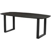 Rousseau Tafel 'isabella' 200 cm u-poot ovaal mango hout