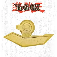 Fanattik Yu-Gi-Oh! 24K Gold Plated Duel Disk Mini Replica 18 cm Replica: down-scaled