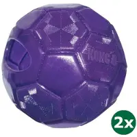 Kong flexball paars 2x 15,5x15,5x15,5 cm