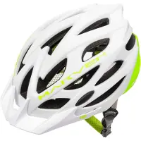 Meteor - Fietshelm - Marven S 52-56 cm - wit/neon groen