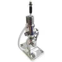 Glomex Stainless Steel 4 Way Ratched Mount Support Zilver