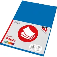 Quantore - Kopieerpapier A4 160gr diepblauw 50vel | Pak a 50 vel | 10 stuks