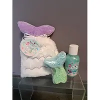 Accentra bad geschenk kinderen zeemeermin - bruisbal - badschuim - toilet zakje - aardbei