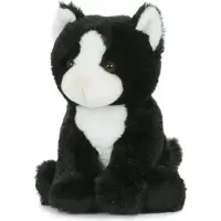 Semo Pluche poes knuffeltje - zittend - 18 cm - kat/katten - speelgoed knuffels