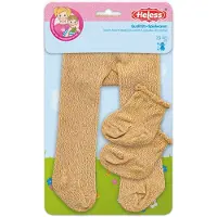 Heless Poppenmaillot En Sokken Polyester Goud 28-35 Cm