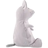 Trixie Knuffel - Mrs. Mouse - Dieren Pluche - Muis - Eerste knuffel voor Baby - 100% biologisch katoen - Groot