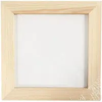 Creativ Company Canvas paneel met lijst, 25,8x25,8cm