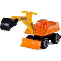 Cavallino Toys Mega Graafmachine Loopauto Oranje, 79cm