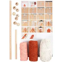 Stepp Startersset Macramé - Handwerkpakket - Wanddecoratie