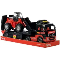 Cavallino Toys Cavallino Mammoet Vrachtwagen met Aanhanger en Graafmachine