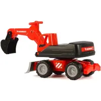 Cavallino Toys Rupsmachine, zandbak speelgoed met stevige wielen, kunststof