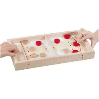 Goki Gezelschapsspel: 2 in 1 SUPER PUCK 40x21,5x4,5cm, 9-delig, 5+