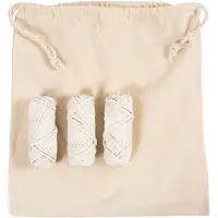 Creativ Company Hobbyset Macramé Tas Wit