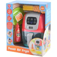 Play Airfryer speelgoedset - interactieve keuken speelset 13-delig.