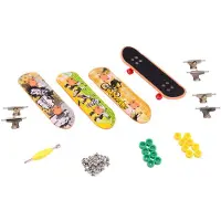 Johntoy vingerskateboard set, 4dlg.