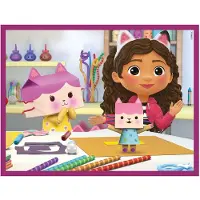 Clementoni - 12 Blokken Puzzel - Gabby's Dollhouse - 6 afbeeldingen - Vanaf 3 jaar