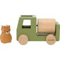 Melissa & Doug Houten Speelgoed - Bouwvoertuigen - Speelgoedauto - Vrachtwagen auto - Met dieren - Voor Jongens en Meisjes - FSC