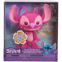 Just Play Disney Stitch - Grote Wiebelhoofd Verzamelfiguur Angel roze