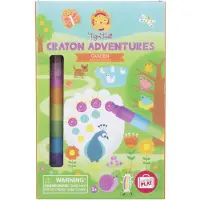 Tiger Tribe Waskrijt Kleurset Crayon Adventures Tuin -