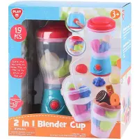 Playgo Play speelgoed blendermachine - 2in1 set met 19 onderdelen - kleurrijk.