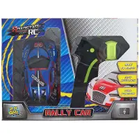 Rc Roadstar Bestuurbare Rally Auto met Licht 2.4GHz Blauw, 13cm