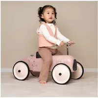 Little Dutch Retro Loopauto Roze
