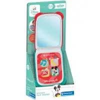 Clementoni - Flip Phone voor Kinderen - Mickey Mouse - Interactief Speelgoed - Vanaf 9 maanden
