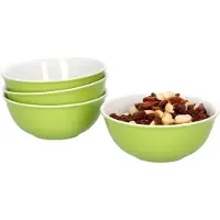 Ritzenhoff & Breker Set van 4 kommen 11cm Groen Doppio - Ritzenhoff 64162