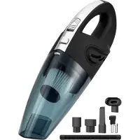 VAIVE Kruimelzuiger – Snoerloos & Incl. Accessoires – 120 W – 0,5 liter – Zwart