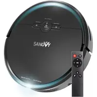 Sanovy 3 in 1 Robotstofzuiger met dweilfunctie - 1800 PA- Automatische laadstation - Dweilrobot – App