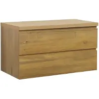 Badplaats Wastafel onderkast angela 90 x 48 cm eiken hangend wastafelmeubel