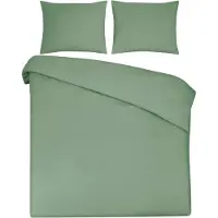 DoubleDry Dekbedovertrek 100% natuurlijk katoen lits jumeaux 240x200/220 cm +