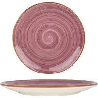 Bonna Dessertbord aura blackberry porselein 21 cm set van 6