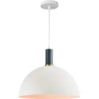 QUVIO Hanglamp retro - Koepel klein - Diameter 36 cm