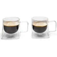 Leopold Vienna - Dubbelwandige koffieglazen Otto set van 2 stuks