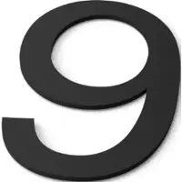 Geroba Nummer 9 Model: Huisnummer Staal