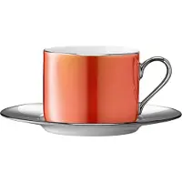 LSA International Theeglas L.S.A. Palazzo en Schotel Amber/Orange 250 ml