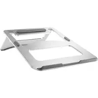 TM Electron Notebook-standaard TM Electron Siliconen Aluminium ergonomisch 22,5 x 22,8 x 0,4 cm